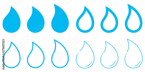 GOUTTE D'EAU BLEUE