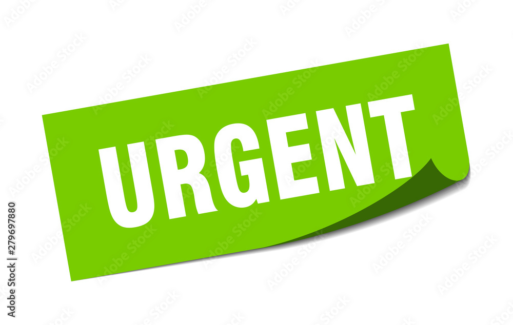 urgent sticker. urgent square isolated sign. urgent urgent sticker. urgent square isolated sign. urgent