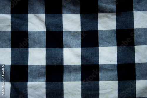 Black and white cloth, material for sew