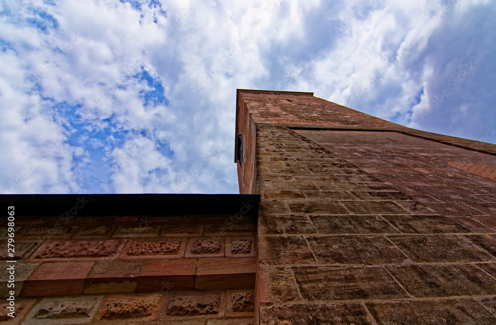 beautiful architecture of the old town of Nuremberg. Sunny day in Nuremberg. the ancient beauty of the city of Nuremberg is fascinating beautiful architecture of the old town of Nuremberg. Sunny day in Nuremberg. the ancient beauty of the city of Nuremberg is fascinating