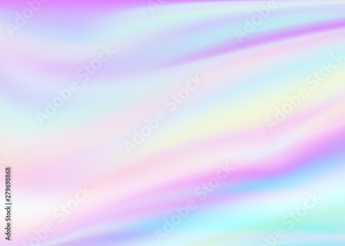 Fluid colors wallpaper. Holographic abstract background in pastel . trendy colorful texture in neon color design.