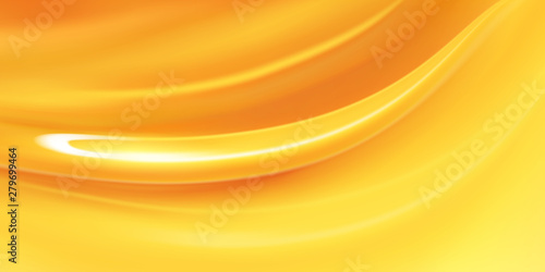 Honey liquid texture, golden honey in 3d illustration for design uses.Realistic vector honey background.Dripping honey seamlessly repeatable