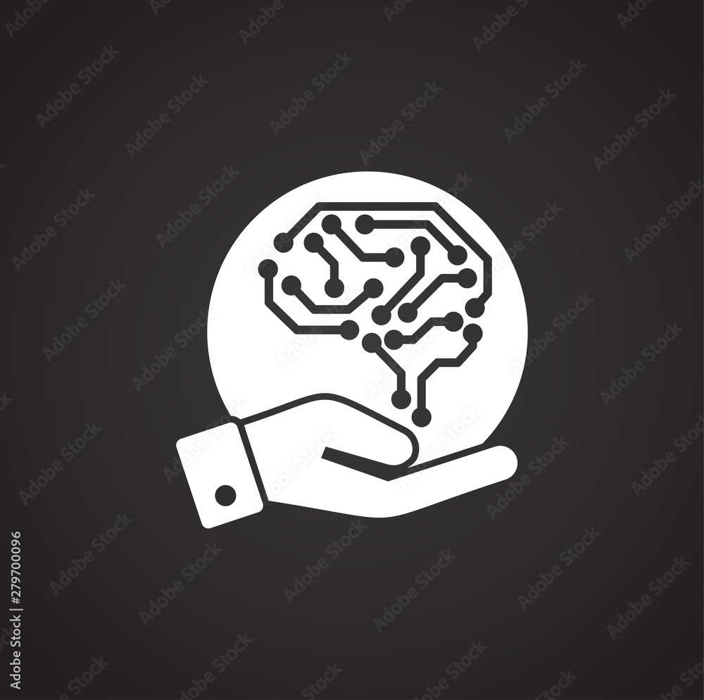 Artificial Intelligence Ai related icon on background for graphic and web design. Simple illustration. Internet concept symbol for website button or mobile app. Artificial Intelligence Ai related icon on background for graphic and web design. Simple illustration. Internet concept symbol for website button or mobile app.