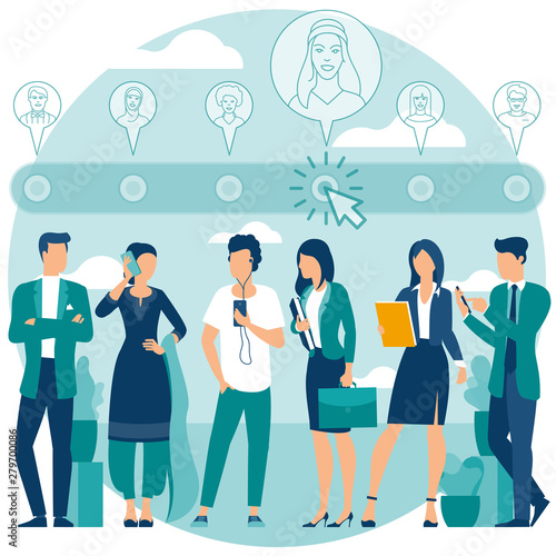 hiring and recruitment concept