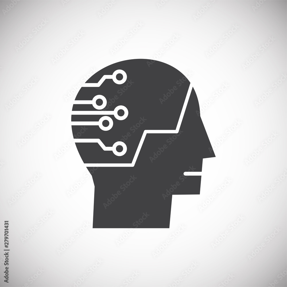 Artificial Intelligence Ai related icon on background for graphic and web design. Simple illustration. Internet concept symbol for website button or mobile app. Artificial Intelligence Ai related icon on background for graphic and web design. Simple illustration. Internet concept symbol for website button or mobile app.