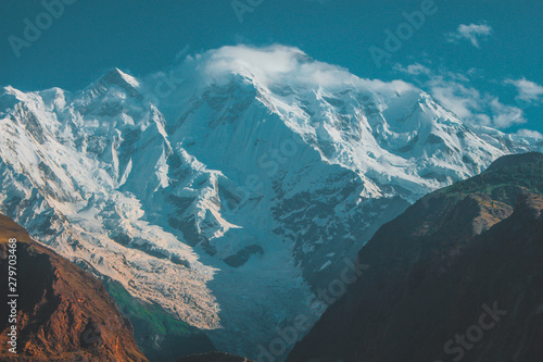 A beautiful view of Lady Finger mountain in Hunza, Pakistan