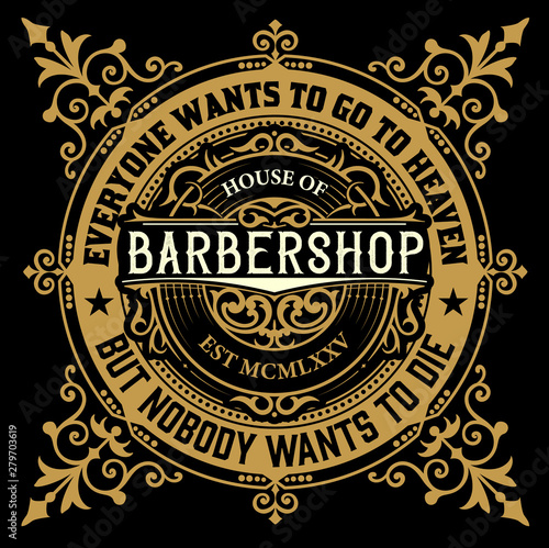 Vintage Barbershop logo
