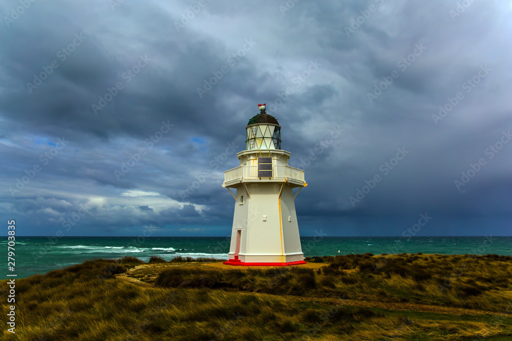 The famous white lighthouse Waipapa