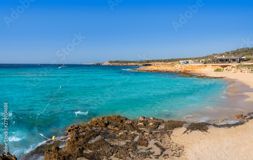 Ibiza Cala Comte conta beach Balearics © lunamarina