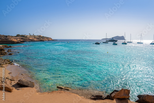 Ibiza Cala Comte conta beach Balearics
