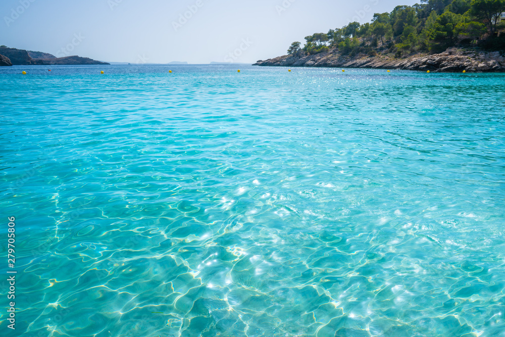 Fototapeta premium Ibiza Cala Salada and Saladeta in Balearics