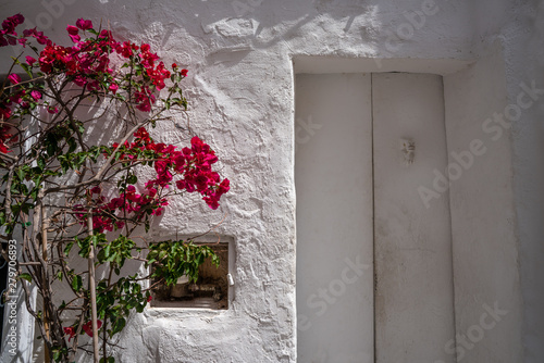 Ibiza Eivissa downtown Dalt Vila facades photo