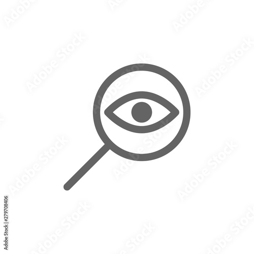 Search Eye icon. Element of simple icon