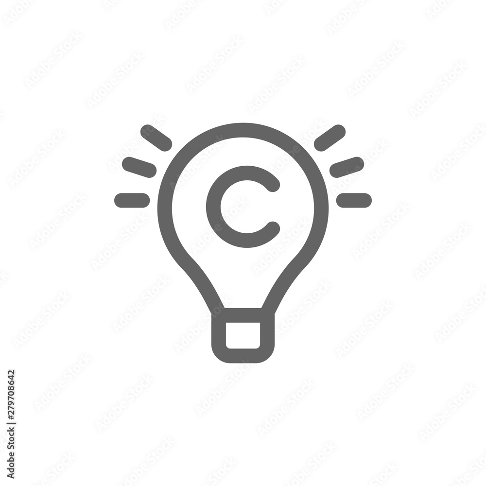 Creative lamp icon. Element of simple icon Creative lamp icon. Element of simple icon