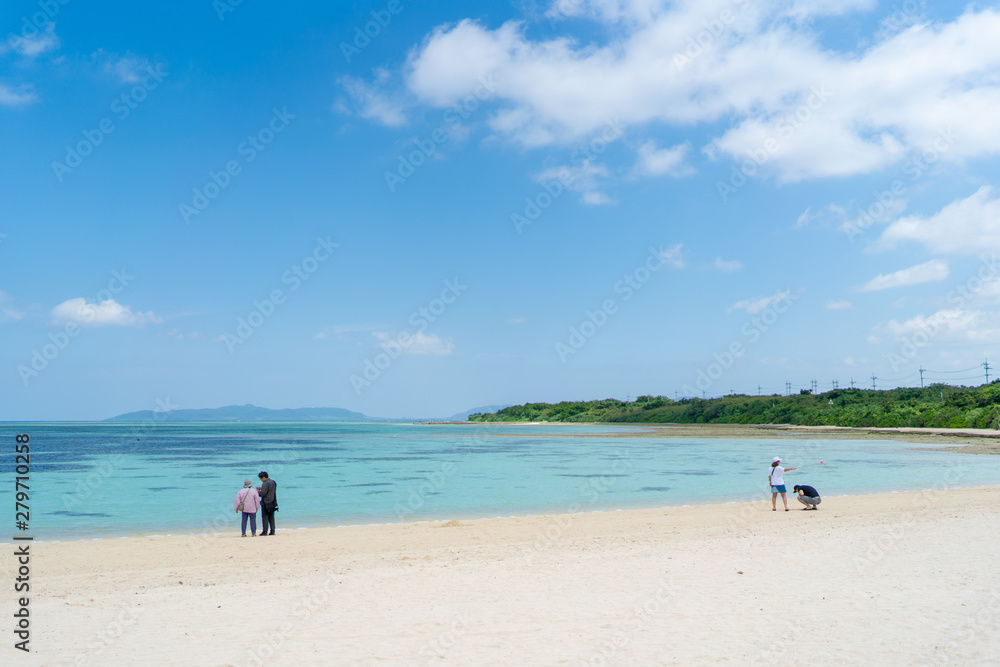 竹富島のビーチ