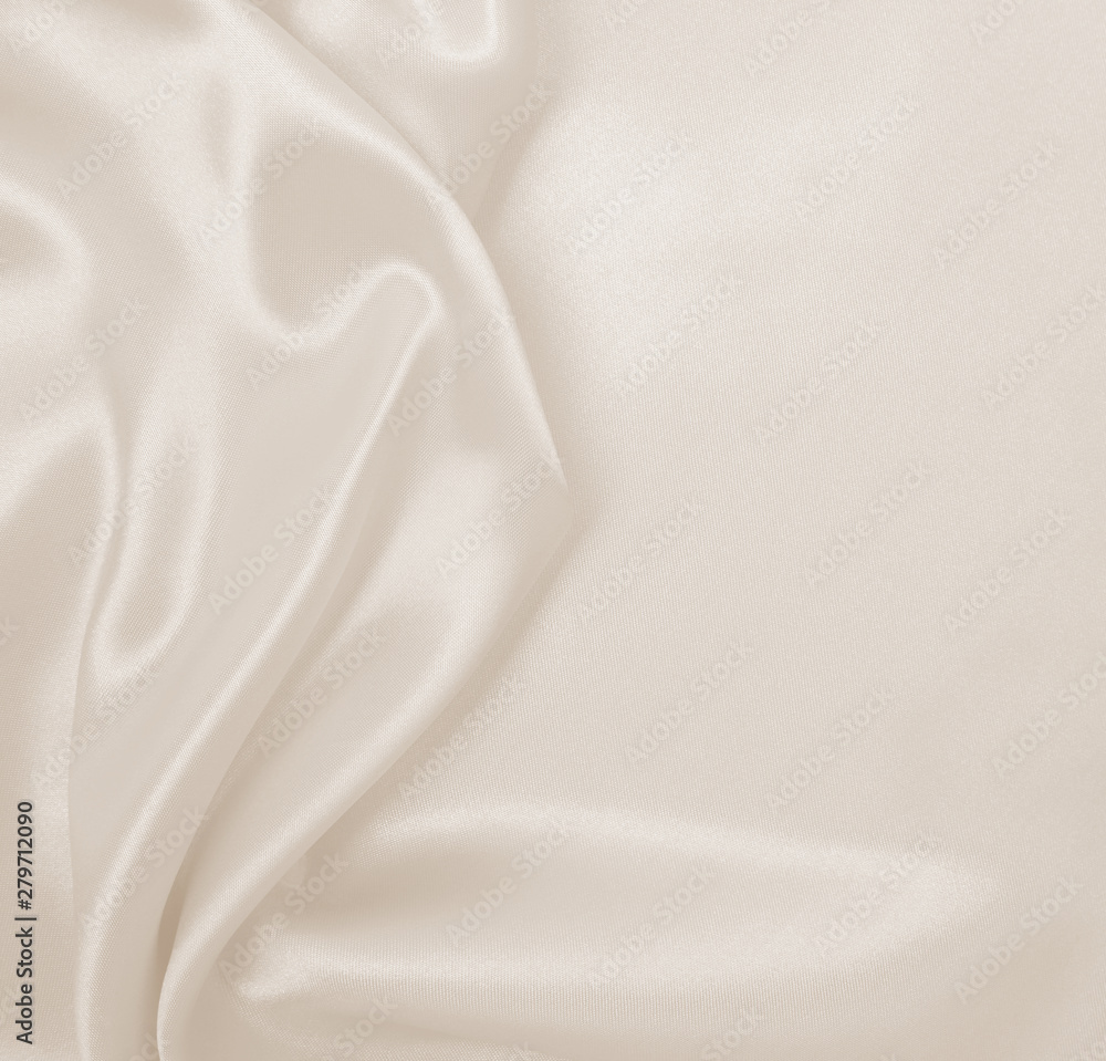 Fototapeta premium Smooth elegant golden silk or satin luxury cloth texture as wedding background. Luxurious background design. In Sepia toned. Retro style