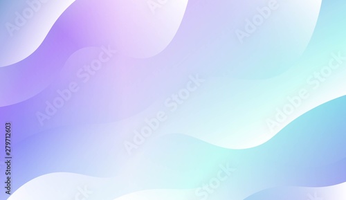 Template Modern Background With Curves Lines. Design For Cover Page, Poster, Banner Of Websites. Vector Illustration with Color Gradient.