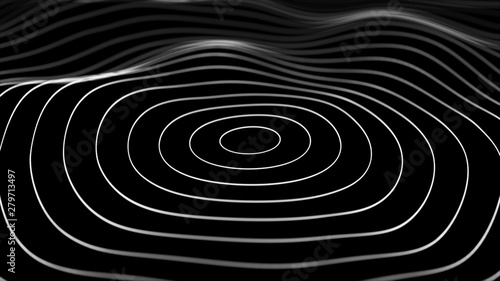 Abstract dynamic wave of li...