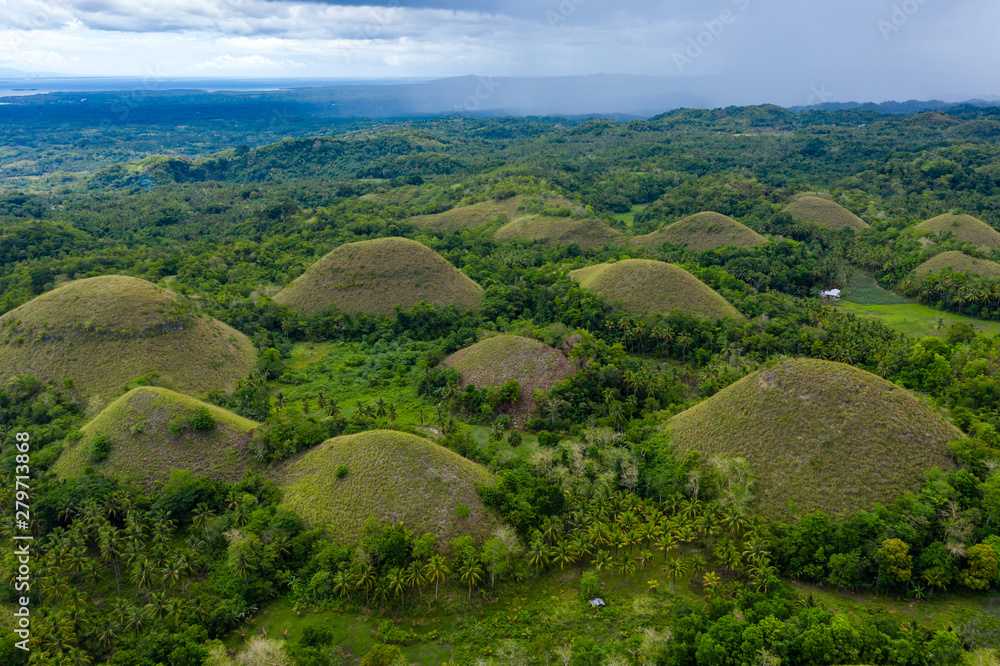 Aerial drone view of the unique landscape of the Aerial drone view of the unique landscape of the