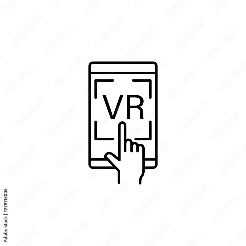 augmented reality, technology, virtual reality icon. Element of new technology icon on white background augmented reality, technology, virtual reality icon. Element of new technology icon on white background
