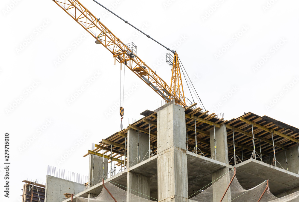 construction of a modern reinforced concrete building construction of a modern reinforced concrete building