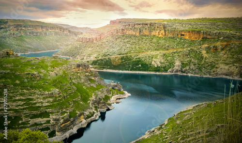 Tablou canvas Turkey, Diyarbakir Egil District and Tigris River