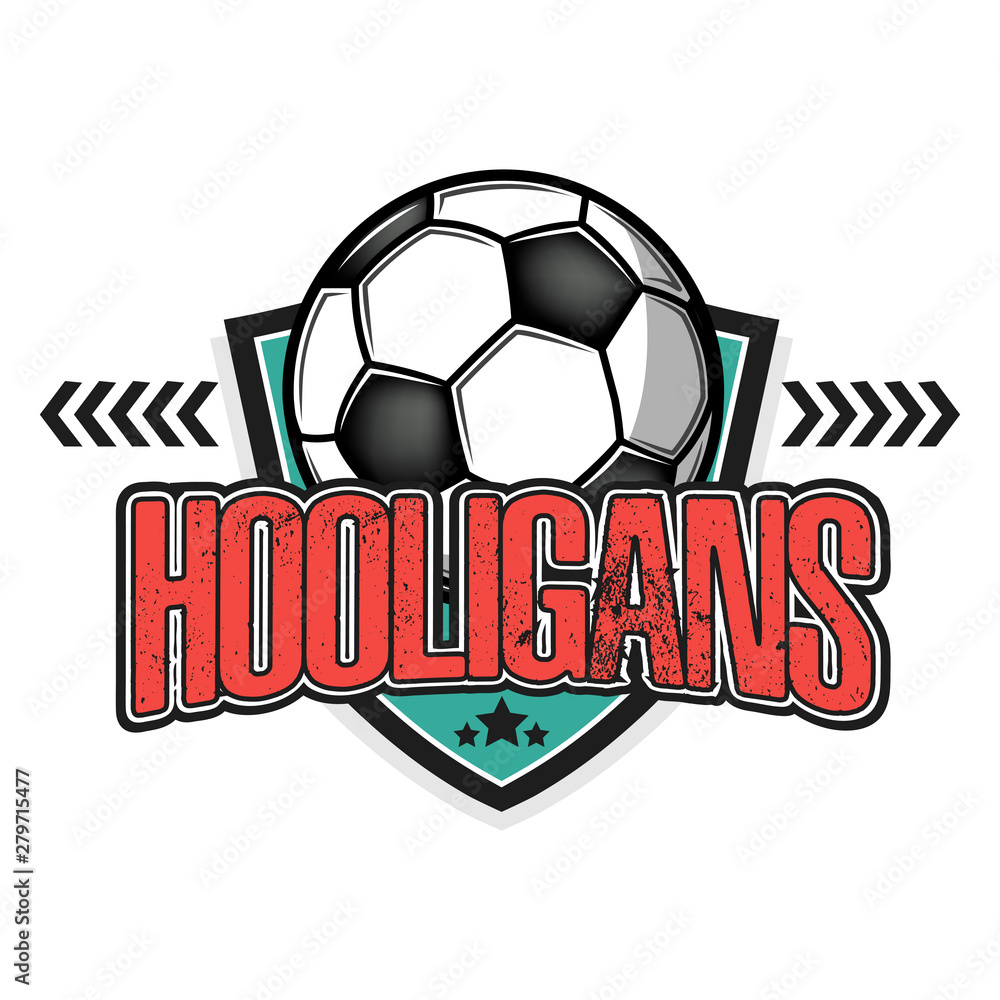 Soccer logo. Football hooligans Soccer logo. Football hooligans