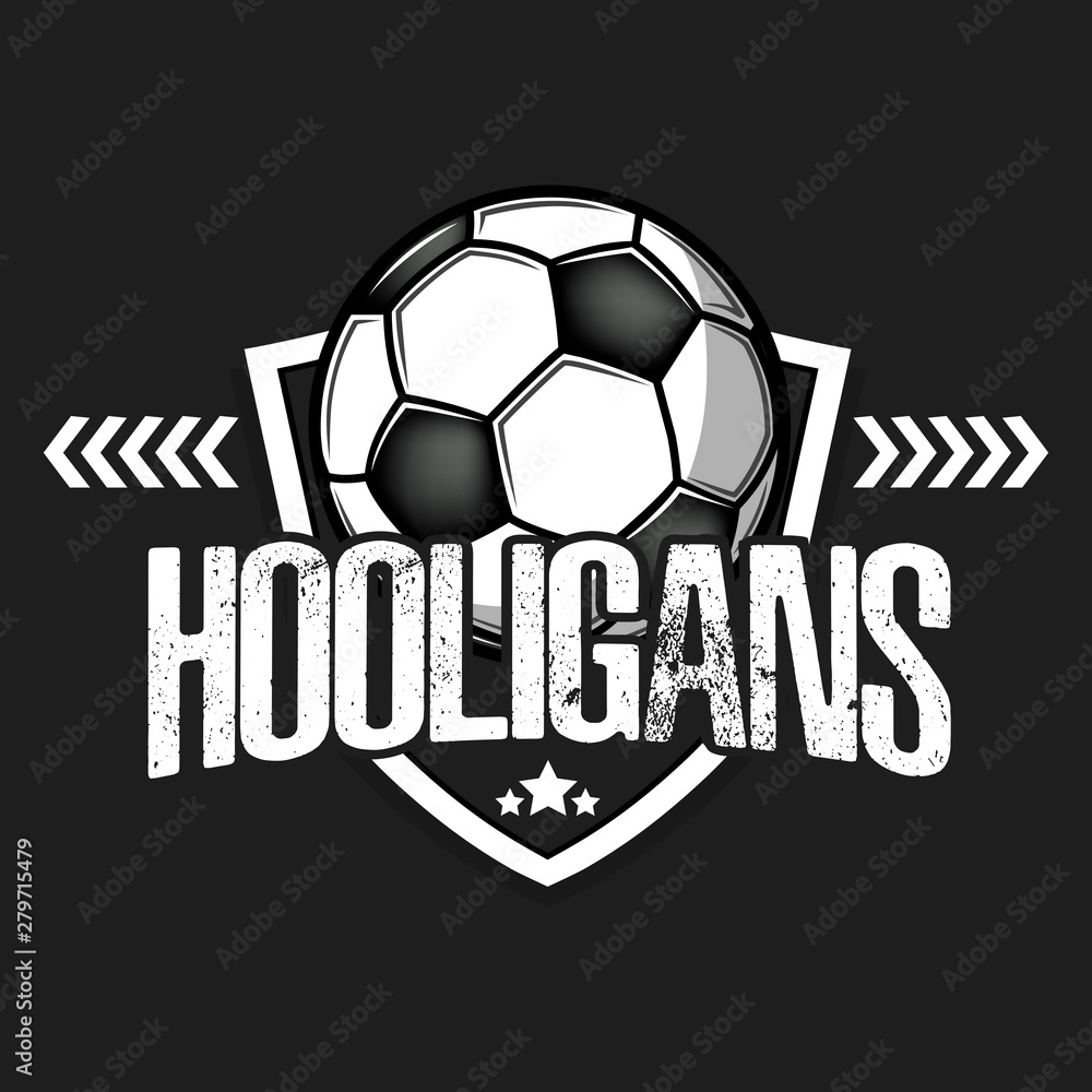 Soccer logo. Football hooligans Soccer logo. Football hooligans