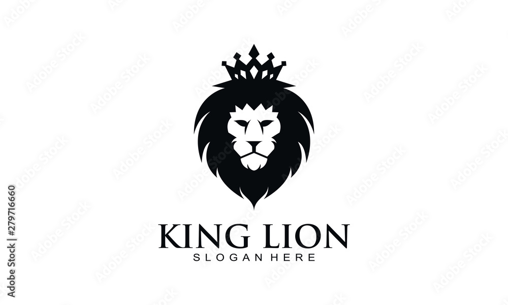 King lion logo King lion logo