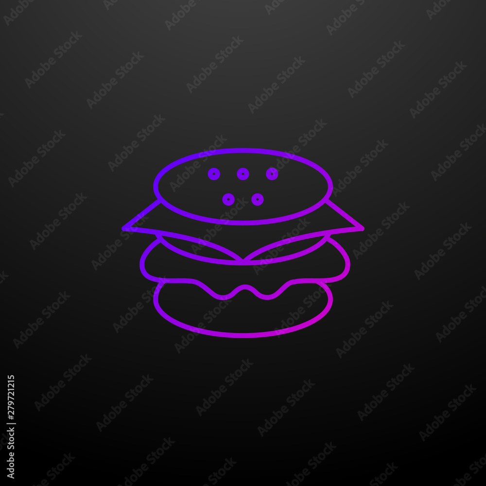 Burger nolan icon. Elements of food and drink set. Simple icon for websites, web design, mobile app, info graphics Burger nolan icon. Elements of food and drink set. Simple icon for websites, web design, mobile app, info graphics