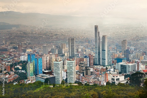 Bogota, Colombia cloudy day photo
