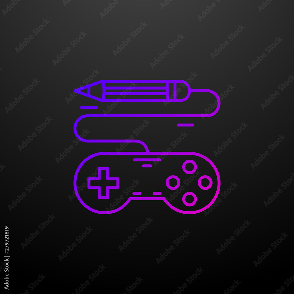 Game concept outline nolan icon. Elements of game development set. Simple icon for websites, web design, mobile app, info graphics Game concept outline nolan icon. Elements of game development set. Simple icon for websites, web design, mobile app, info graphics