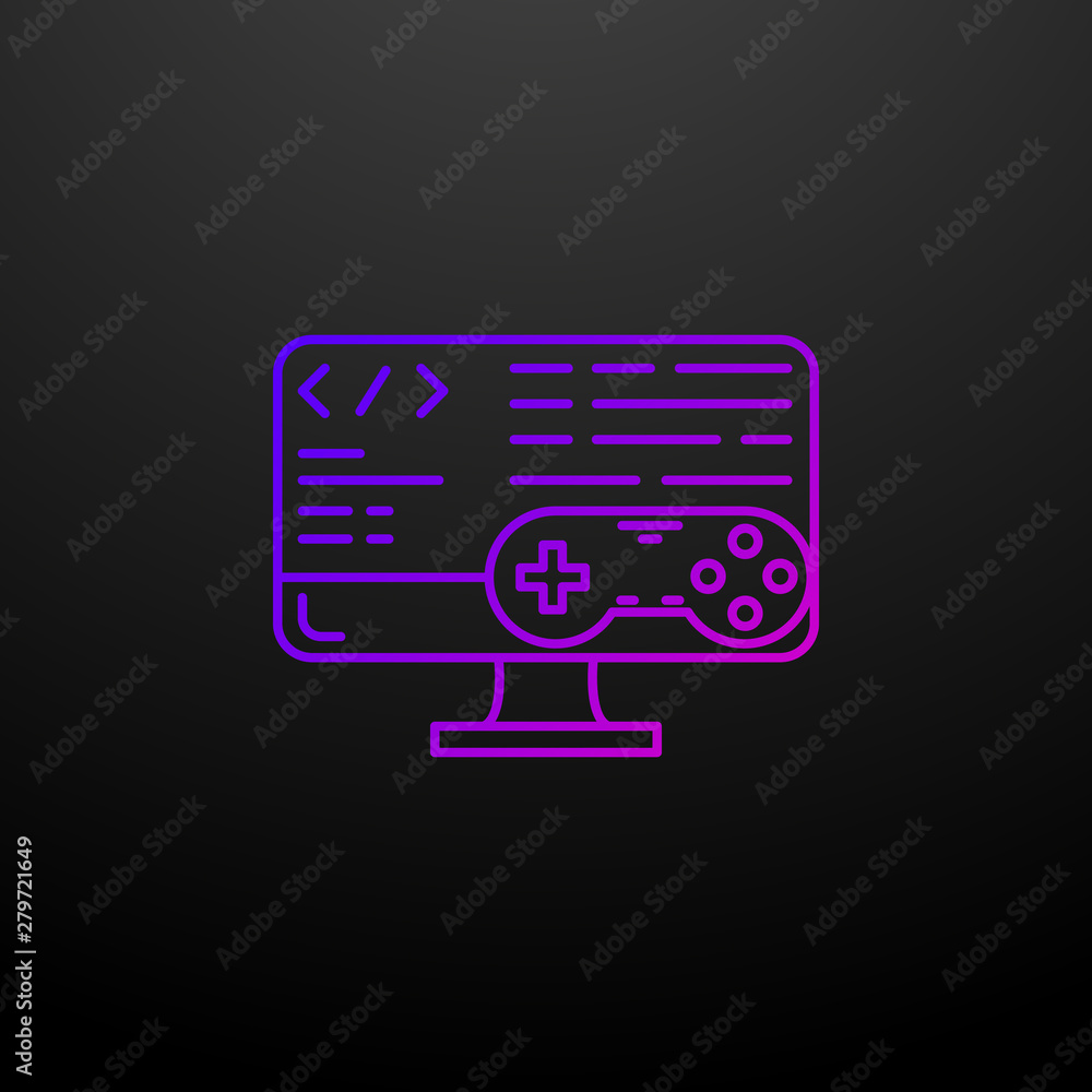 Game development outline nolan icon. Elements of game development set. Simple icon for websites, web design, mobile app, info graphics Game development outline nolan icon. Elements of game development set. Simple icon for websites, web design, mobile app, info graphics