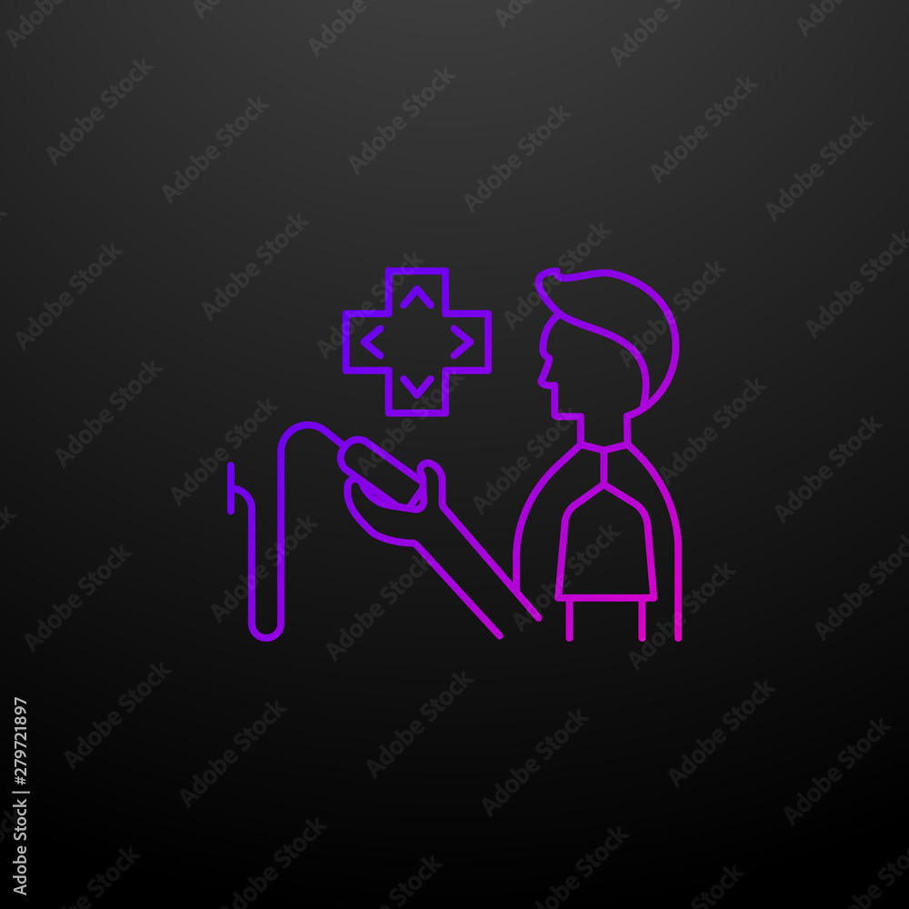 Gamer outline nolan icon. Elements of game development set. Simple icon for websites, web design, mobile app, info graphics Gamer outline nolan icon. Elements of game development set. Simple icon for websites, web design, mobile app, info graphics