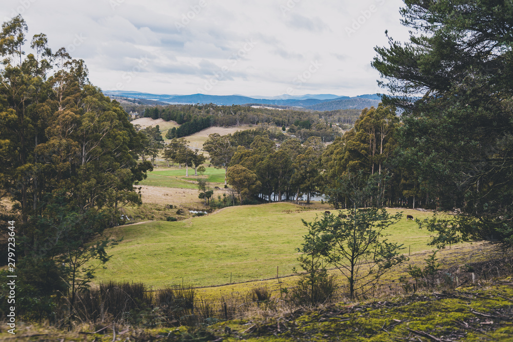 Australian countryside landscape in winter Australian countryside landscape in winter