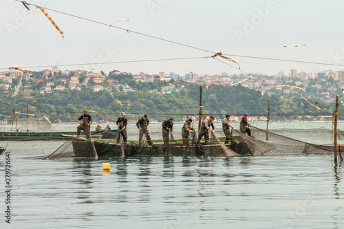 The last dalyan fishermen in,istanbul beykoz district May 18, 2017, istanbul, Turkey