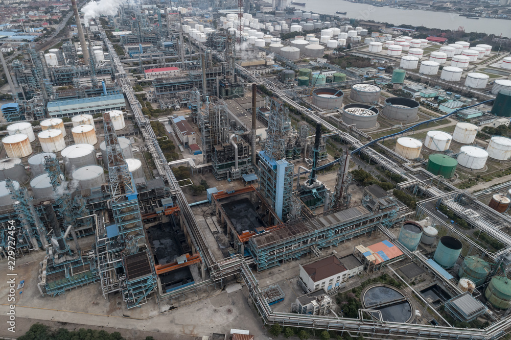 aerial view of industrial buildings aerial view of industrial buildings