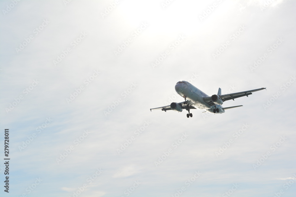 airplane in the sky airplane in the sky