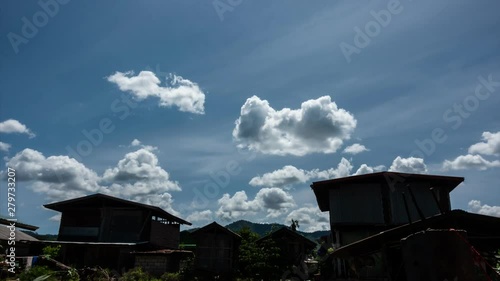 Wallpaper Mural Beautiful clouds and sky with hot weather time lapse format 4k. Torontodigital.ca
