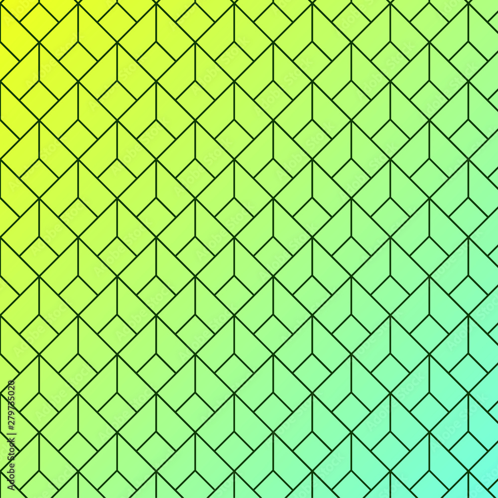 Fototapeta premium Art Deco Diamond Pattern