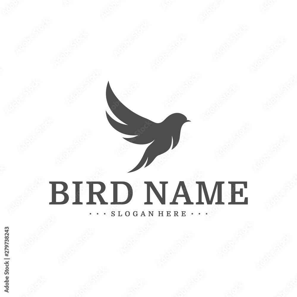 Fototapeta premium Bird logo Design Vector Template. Bird icon vector concept