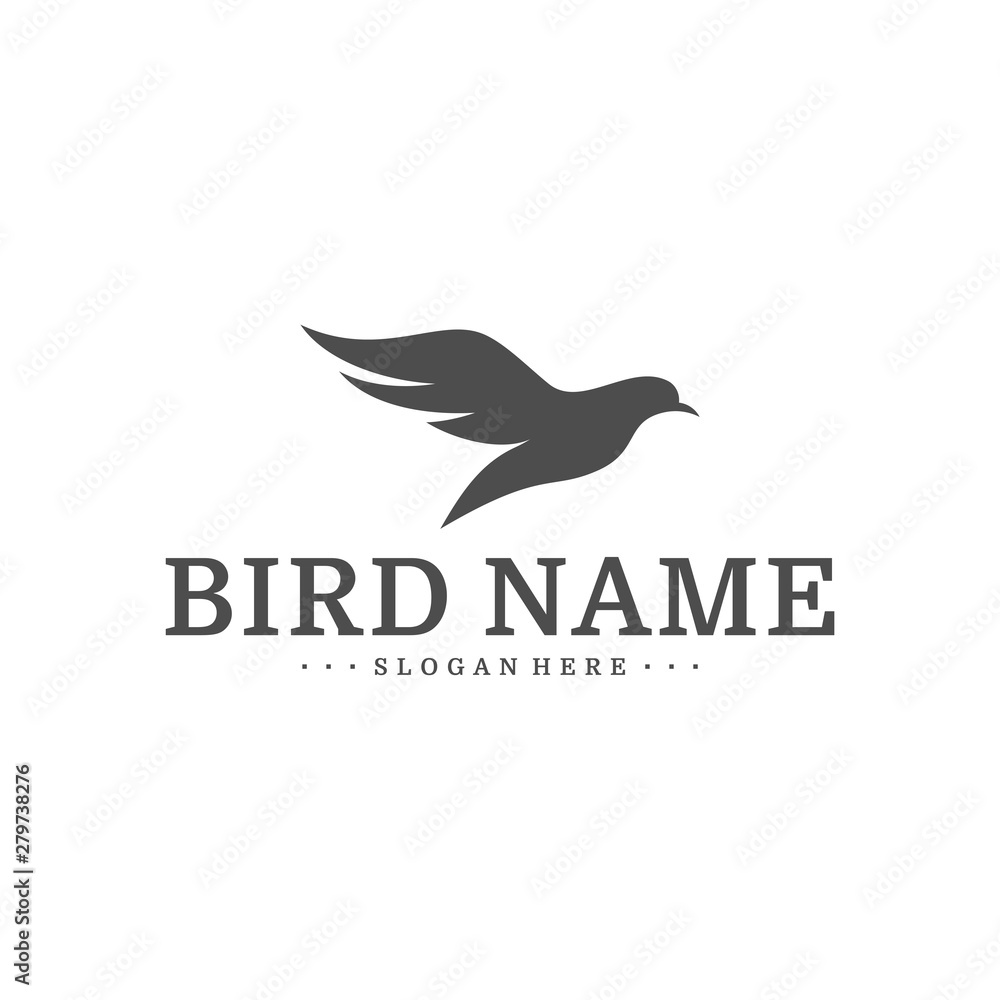 Bird logo Design Vector Template. Bird icon vector concept Bird logo Design Vector Template. Bird icon vector concept