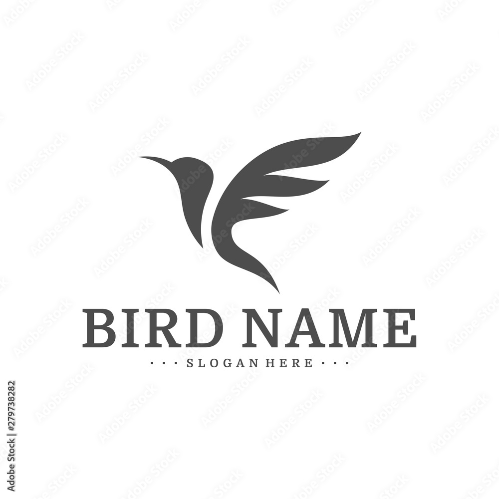 Fototapeta premium Bird logo Design Vector Template. Bird icon vector concept