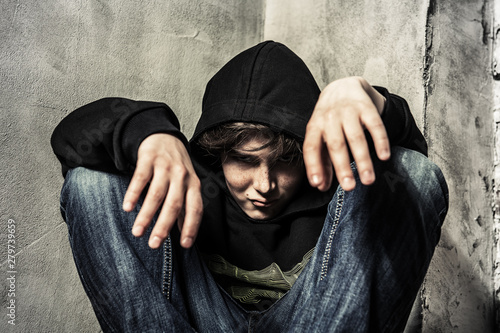 Fotografie cunning young boy