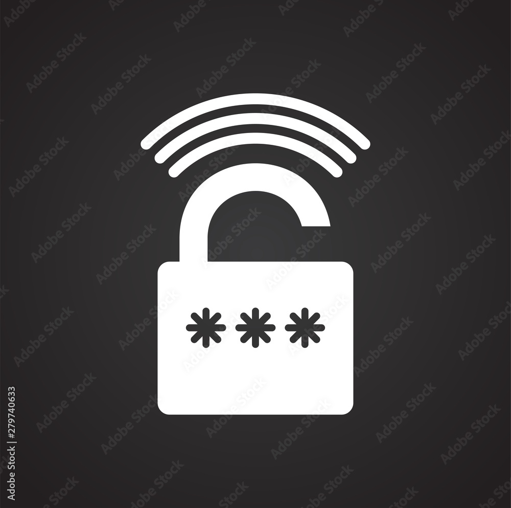 Smart lock icon on background for graphic and web design. Simple illustration. Internet concept symbol for website button or mobile app. Smart lock icon on background for graphic and web design. Simple illustration. Internet concept symbol for website button or mobile app.
