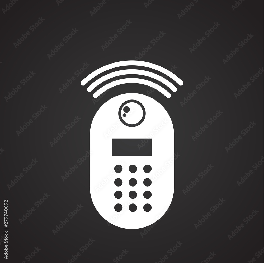 Smart lock icon on background for graphic and web design. Simple illustration. Internet concept symbol for website button or mobile app. Smart lock icon on background for graphic and web design. Simple illustration. Internet concept symbol for website button or mobile app.