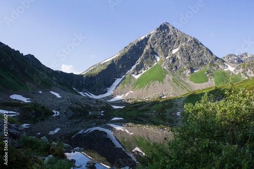lake in mountains