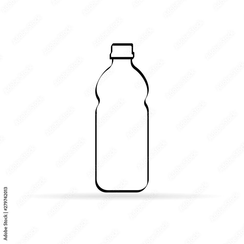 plastic line icon, vector illustration plastic line icon, vector illustration