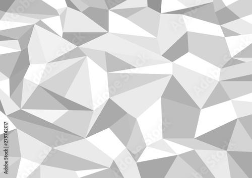 Polygon geometric triangle white gray abstract background  Business Design Templates  Vector. Illustration.