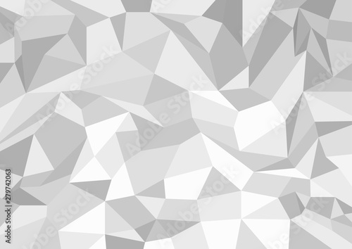 Polygon geometric triangle white gray abstract background, Business Design Templates, Vector. Illustration.